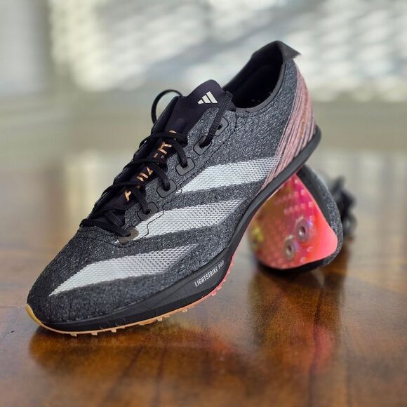 Adidas Adizero Prime SP 3 Strung Track & Field Spikes Men's 9 Black Grey IG4330 - Picture 2 of 16